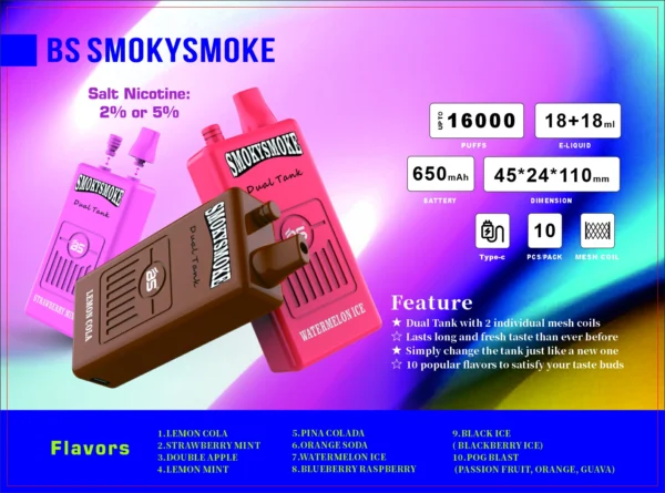 Breze BS Smoky 16000 Puffs