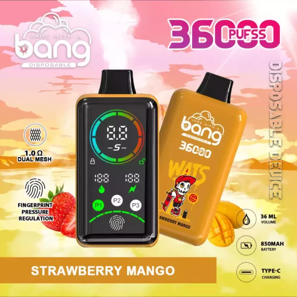 Bang 36000 Puffs Low Nicotine 850mah Rechargeable Disposable Vape Wholesale Direct with 12 Flavors 4