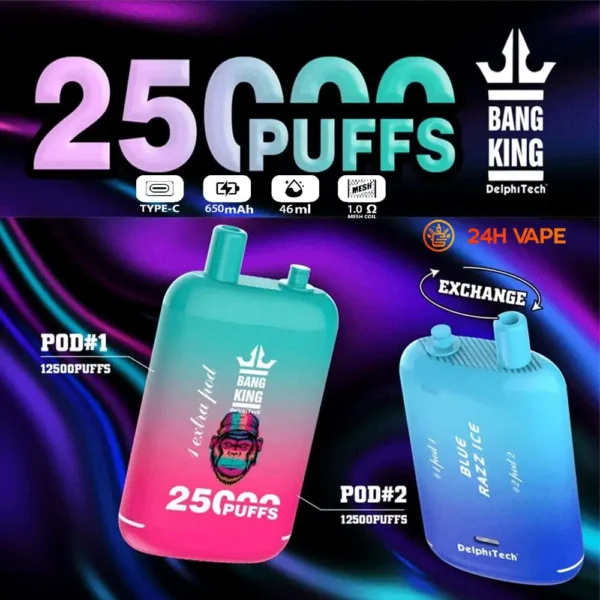 Bang king 25000 puffs