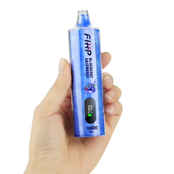 FIHP Shisha Hookah 15000 Puffs Disposable Vape Pen 22ml E Liquid 6mg Nicotine Rechargeable 650mAh LED Display Wholesale 12