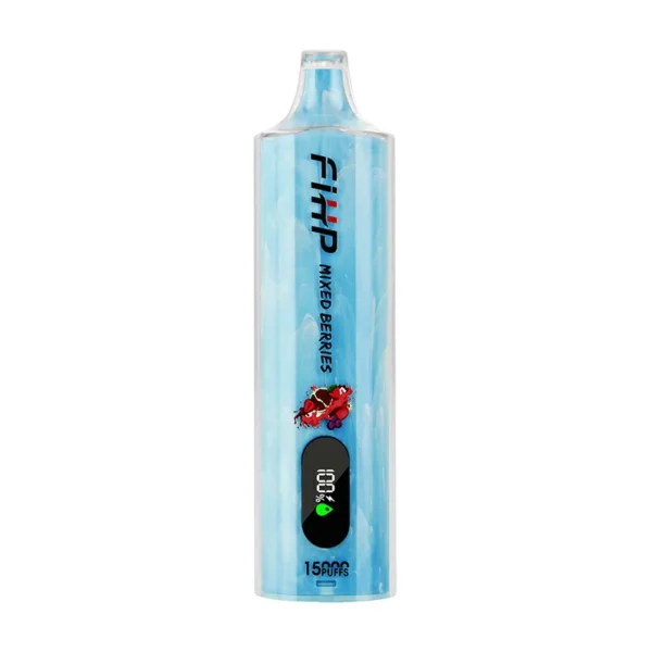 FIHP Shisha Hookah 15000 Puffs Disposable Vape Pen 22ml E Liquid 6mg Nicotine Rechargeable 650mAh LED Display Wholesale 9