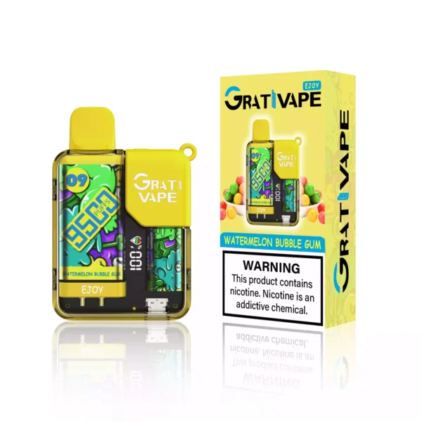 Grativape Ejoy 9500 Puffs Battery Rechargeable 650mah Latest Electronic Cigarette Wholesale Disposable Vape 10 Flavors Support OEM 10