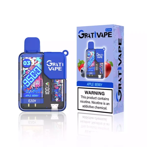 Grativape Ejoy 9500 Puffs Battery Rechargeable 650mah Latest Electronic Cigarette Wholesale Disposable Vape 10 Flavors Support OEM 13