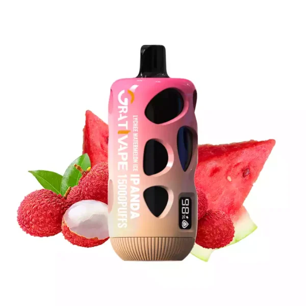 Grativape iPanda 15000 Puffs 15K Original Factory 18ml 650mAh Battery Liquid Display Wholesale Disposable Vape Pen 5