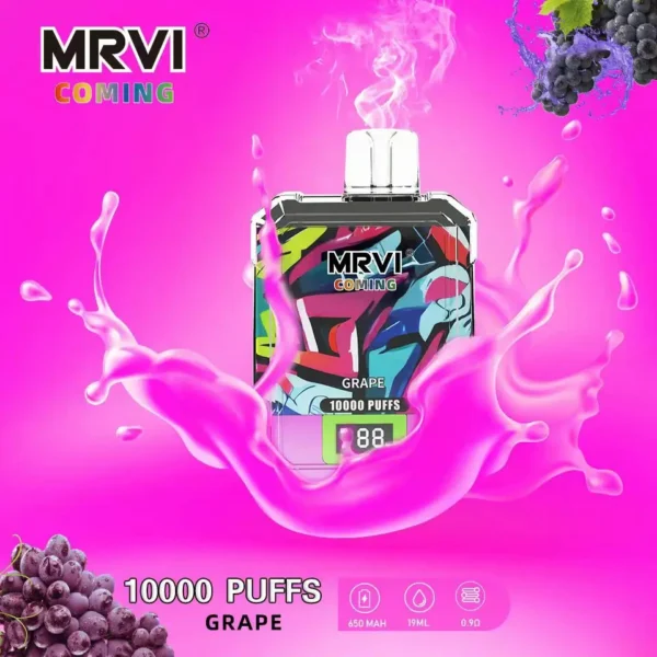 MRVI COMING 10000 PUFFS 19ml Mesh Coil 2 3 5 Low Nicotine Original Wholesale Disposable Vape Pen With Screen Display 2