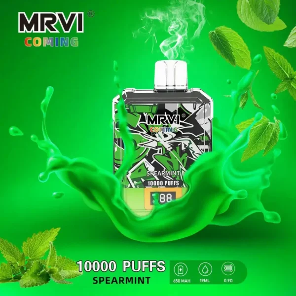 MRVI COMING 10000 PUFFS 19ml Mesh Coil 2 3 5 Low Nicotine Original Wholesale Disposable Vape Pen With Screen Display 8