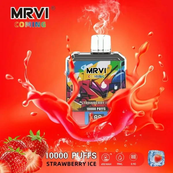 MRVI COMING 10000 PUFFS 19ml Mesh Coil 2 3 5 Low Nicotine Original Wholesale Disposable Vape Pen With Screen Display 9