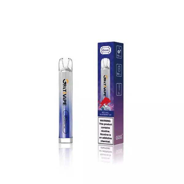 Original Grativape Gem 600 Puffs 2ml 500mAh 2 Nicotine 10 Flavor Wholesale Disposable Vape Pen 5