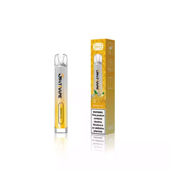 Original Grativape Gem 600 Puffs 2ml 500mAh 2 Nicotine 10 Flavor Wholesale Disposable Vape Pen 8