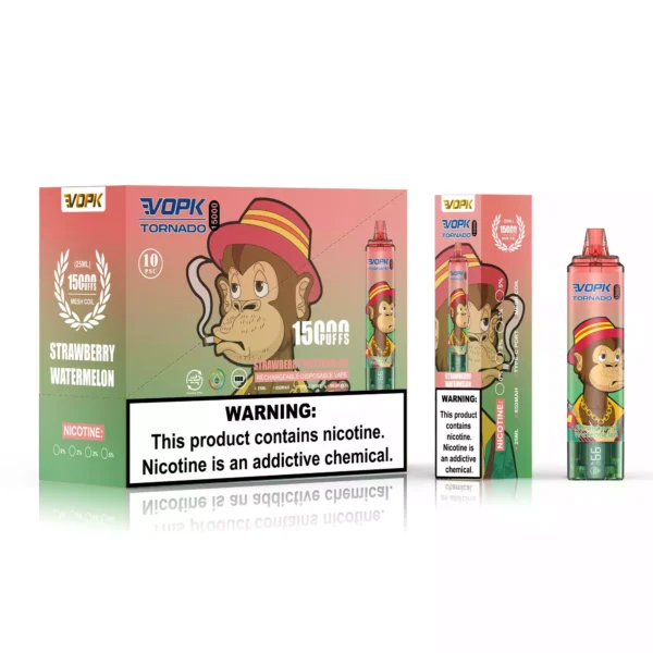 VOPK TORNADO 15000 puffs 0 2 3 5 Nicotine Disposable Vapes with10 Flavor in Bulk 7