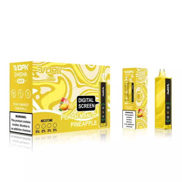 VOPK shisha BAR 20000 PUFFS Disposable Vape 0 2 3 5 Nicotine Bulk Purchase and 10 Flavor Variety 5