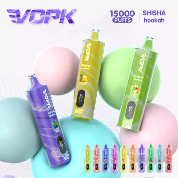 VOPK shisha hookah 15000 PUFFS 0 2 3 5 Nicotine Disposable Vape Factory Direct Bulk Buy with 10 Flavors 4 scaled 1