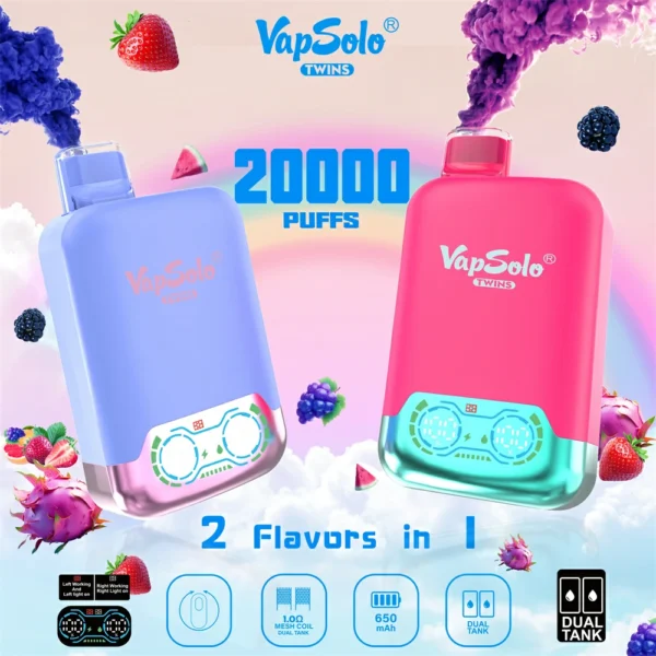 Vapsolo Twins Shisha 20000 Puffs 6