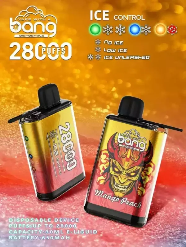 Wholesale Bang 28000 Puffs Disposable Vape 650mah 12 Flavors and 0 2 3 5 Nicotine Strengths 1