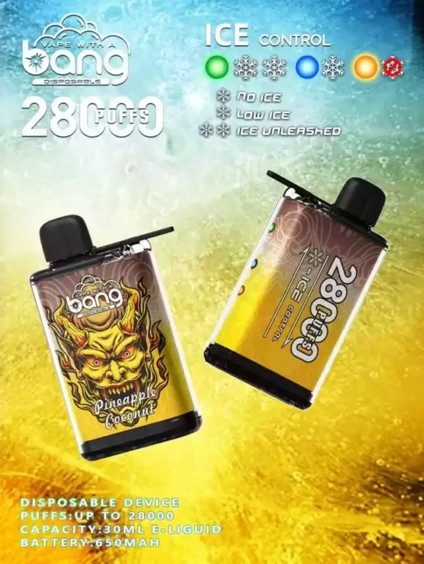 Wholesale Bang 28000 Puffs Disposable Vape 650mah 12 Flavors and 0 2 3 5 Nicotine Strengths 9