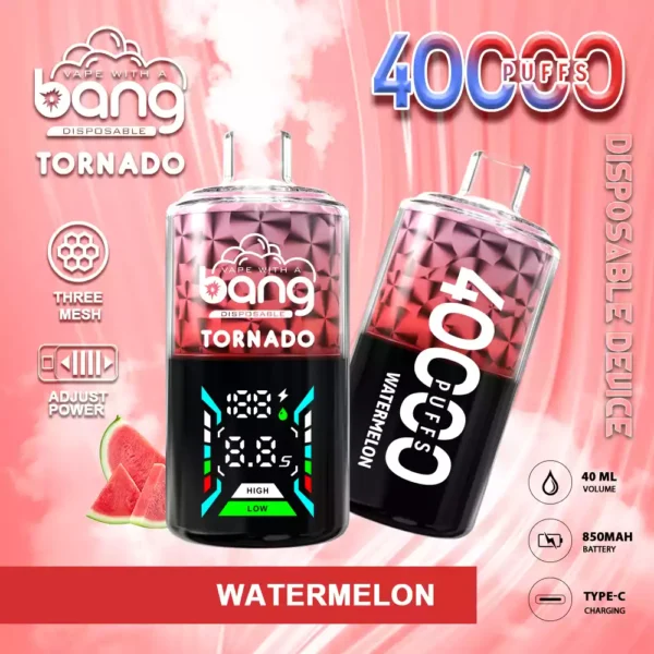 Wholesale Bang 40000 PUFFS Disposable Vape 40ml E liquid With 12 Flavors Low Nicotine Strengths 2