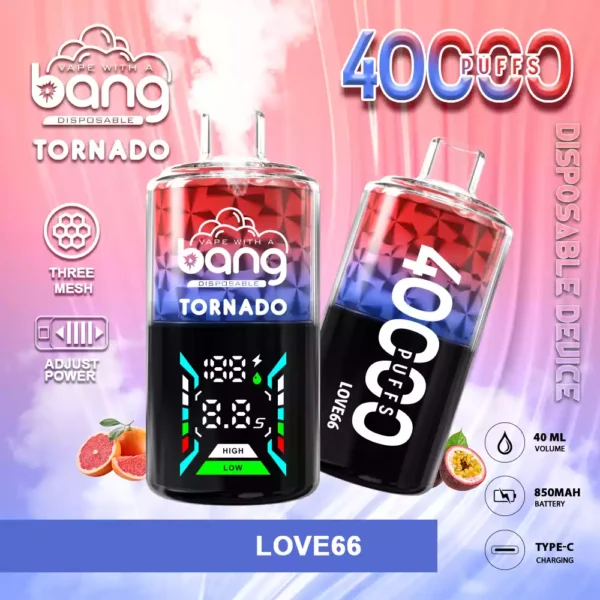 Wholesale Bang 40000 PUFFS Disposable Vape 40ml E liquid With 12 Flavors Low Nicotine Strengths 3