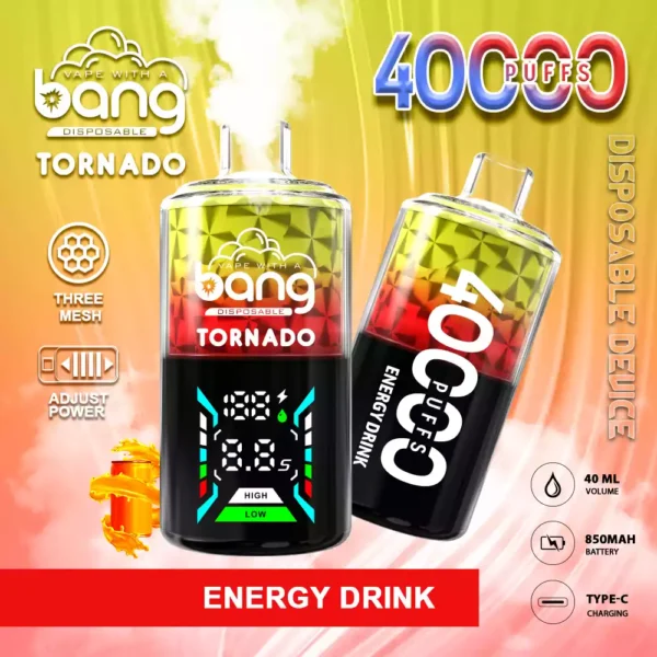 Wholesale Bang 40000 PUFFS Disposable Vape 40ml E liquid With 12 Flavors Low Nicotine Strengths 6