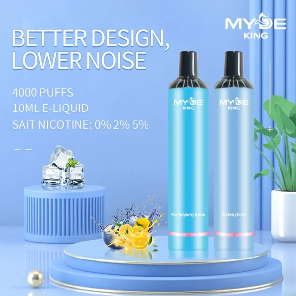 Wholesale MYDE King 4000 Puffs Disposable Vape Pen 10ml 5 Nicotine with Mesh Coil Factory Direct 3