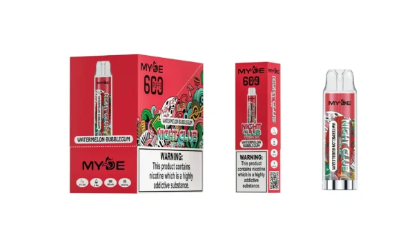 Wholesale MYDE Night Club 600 Puffs Disposable Vape Pen 2ml 20mg Nicotine Mesh Coil CE Rhos TPD Certified 1 scaled 1