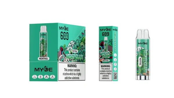 Wholesale MYDE Night Club 600 Puffs Disposable Vape Pen 2ml 20mg Nicotine Mesh Coil CE Rhos TPD Certified 11 scaled 1