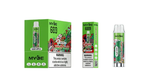 Wholesale MYDE Night Club 600 Puffs Disposable Vape Pen 2ml 20mg Nicotine Mesh Coil CE Rhos TPD Certified 15 scaled 1