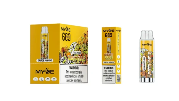 Wholesale MYDE Night Club 600 Puffs Disposable Vape Pen 2ml 20mg Nicotine Mesh Coil CE Rhos TPD Certified 19 scaled 1