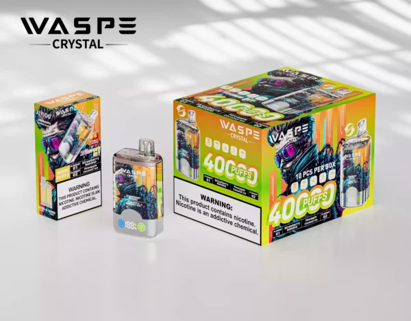 Best Price Waspe Crystal 40000 Puffs Disposable Vape With 0 2 5 Nicotine Rechargeable 850mAh 32ml E Liquid Bulk Purchase Direct From Manufacturer 22