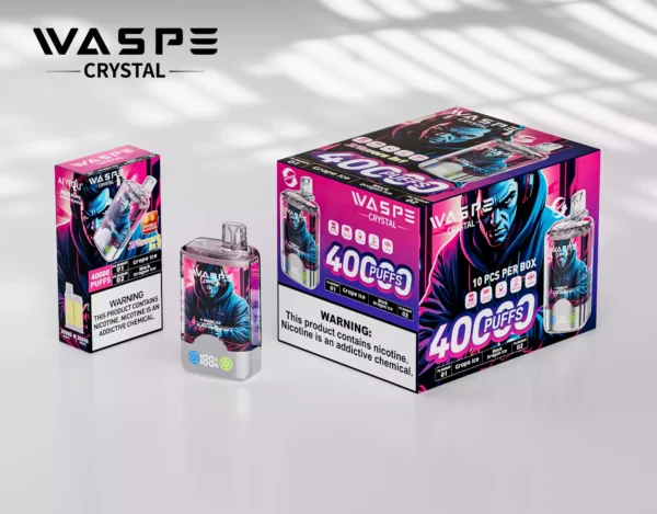 Best Price Waspe Crystal 40000 Puffs Disposable Vape With 0 2 5 Nicotine Rechargeable 850mAh 32ml E Liquid Bulk Purchase Direct From Manufacturer 23