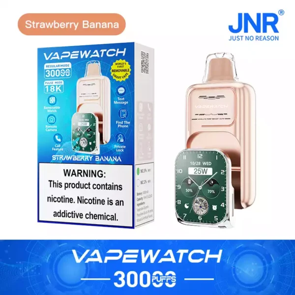 High Quality JNR Vape Watch 30000 Puffs Disposable Vape 0 2 5 Nicotine 19ML Large E liquid Capacity 1000mAh Rechargeable Type C Fast Charging Removable Strap Factory Direct Bulk Order 14