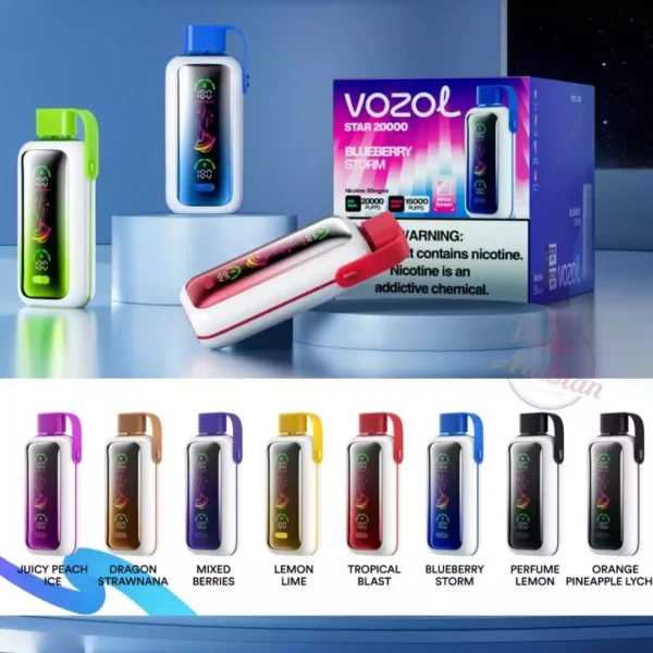 High-Quality Vozol Star 20k Puffs Disposable Vape with 5% Nicotine and Futuristic Aesthetics for Wholesale Disposable Vape Bulk Purchase (3)