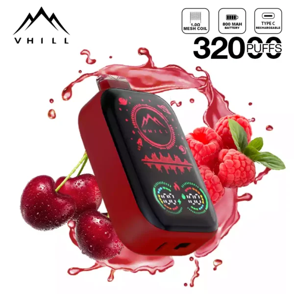 Hot Selling Vhill FULL SCREEN 32000 Puffs Disposable Vape with 5% Nicotine and Rechargeable Battery for Bulk Purchase from Source Manufacturer (4)