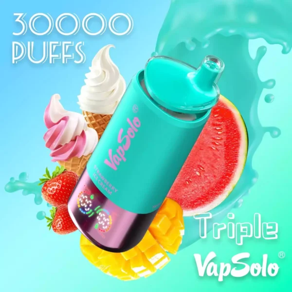 Latest Model Vapsolo Triple 30K Puffs Disposable Vape With 1 0Ω Coil And 0 2 3 5 Nicotin 12