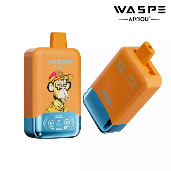 Latest WASPE Double Flavor 40K Puffs Disposable Vape with 0 2 5 Nicotine 850mAh Rechargeable Battery 36ml Prefilled Liquid Source Factory Direct Sale 10