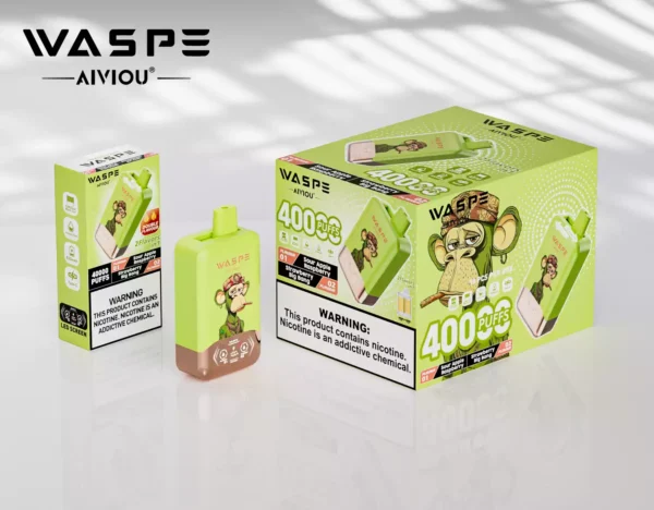 Latest WASPE Double Flavor 40K Puffs Disposable Vape with 0 2 5 Nicotine 850mAh Rechargeable Battery 36ml Prefilled Liquid Source Factory Direct Sale 34