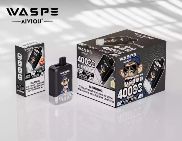 Latest WASPE Double Flavor 40K Puffs Disposable Vape with 0 2 5 Nicotine 850mAh Rechargeable Battery 36ml Prefilled Liquid Source Factory Direct Sale 37