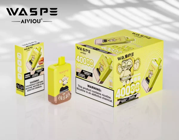 Latest WASPE Double Flavor 40K Puffs Disposable Vape with 0 2 5 Nicotine 850mAh Rechargeable Battery 36ml Prefilled Liquid Source Factory Direct Sale 38