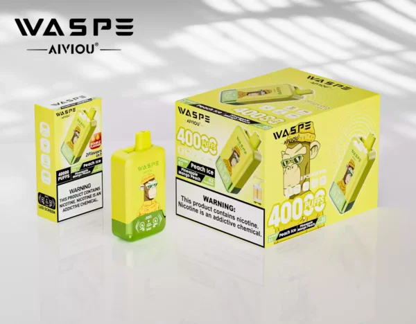 Latest WASPE Double Flavor 40K Puffs Disposable Vape with 0 2 5 Nicotine 850mAh Rechargeable Battery 36ml Prefilled Liquid Source Factory Direct Sale 39