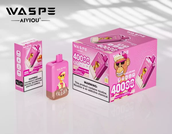 Latest WASPE Double Flavor 40K Puffs Disposable Vape with 0 2 5 Nicotine 850mAh Rechargeable Battery 36ml Prefilled Liquid Source Factory Direct Sale 40