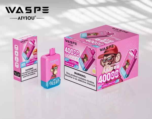 Latest WASPE Double Flavor 40K Puffs Disposable Vape with 0 2 5 Nicotine 850mAh Rechargeable Battery 36ml Prefilled Liquid Source Factory Direct Sale 41