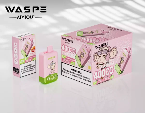 Latest WASPE Double Flavor 40K Puffs Disposable Vape with 0 2 5 Nicotine 850mAh Rechargeable Battery 36ml Prefilled Liquid Source Factory Direct Sale 43