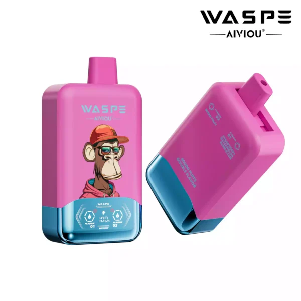 Latest WASPE Double Flavor 40K Puffs Disposable Vape with 0 2 5 Nicotine 850mAh Rechargeable Battery 36ml Prefilled Liquid Source Factory Direct Sale 7