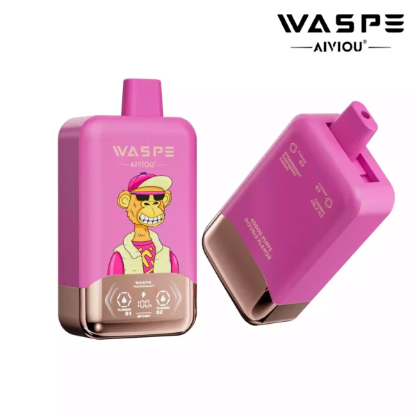 Latest WASPE Double Flavor 40K Puffs Disposable Vape with 0 2 5 Nicotine 850mAh Rechargeable Battery 36ml Prefilled Liquid Source Factory Direct Sale 8