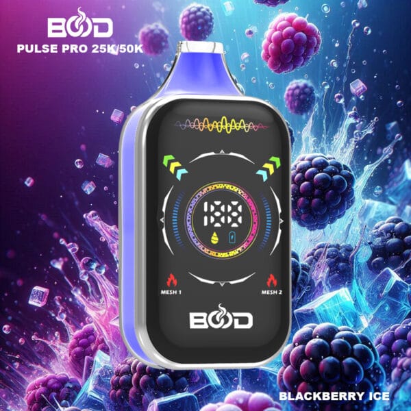 New Arrival Bood Pulse Pro 50k Puffs Disposable Vape with 0 2 5 Nicotine 850mAh Rechargeable Battery 38ml E liquid for Wholesale Buyers 28