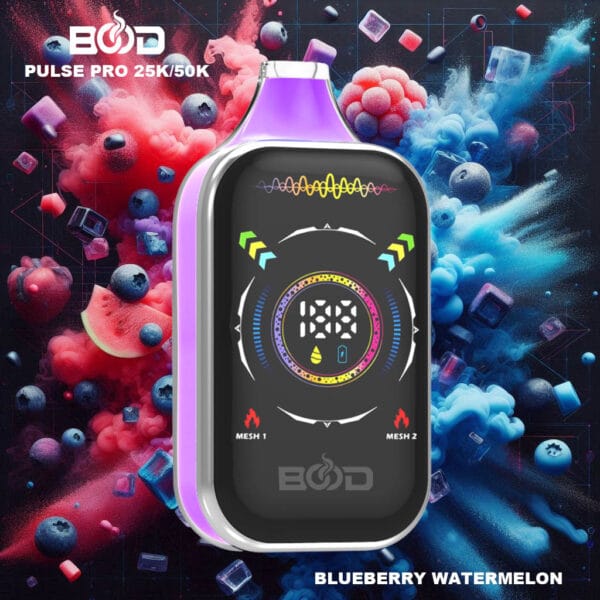 New Arrival Bood Pulse Pro 50k Puffs Disposable Vape with 0 2 5 Nicotine 850mAh Rechargeable Battery 38ml E liquid for Wholesale Buyers 42