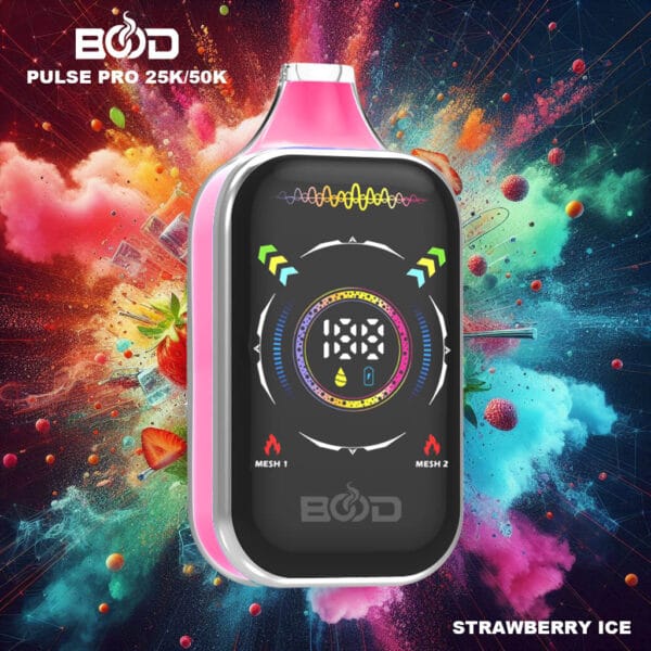 New Arrival Bood Pulse Pro 50k Puffs Disposable Vape with 0 2 5 Nicotine 850mAh Rechargeable Battery 38ml E liquid for Wholesale Buyers 48