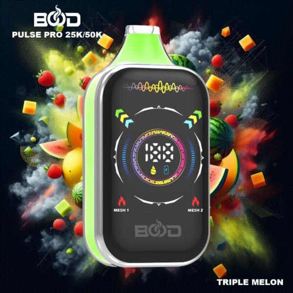 New Arrival Bood Pulse Pro 50k Puffs Disposable Vape with 0 2 5 Nicotine 850mAh Rechargeable Battery 38ml E liquid for Wholesale Buyers 50