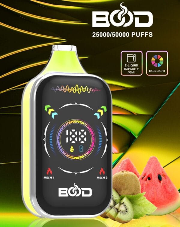 New Arrival Bood Pulse Pro 50k Puffs Disposable Vape with 0 2 5 Nicotine 850mAh Rechargeable Battery 38ml E liquid for Wholesale Buyers 8