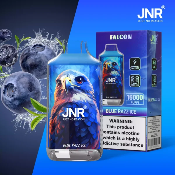 Top Selling JNR Falcon 16000 Puffs Wholesale Disposable Vape With 0 2 5 Nicotine 850 Mah Rechargeable Battery And Crystal Craft Design Available For Wholesale Buying 1