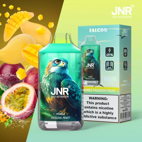 Top Selling JNR Falcon 16000 Puffs Wholesale Disposable Vape With 0 2 5 Nicotine 850 Mah Rechargeable Battery And Crystal Craft Design Available For Wholesale Buying 24